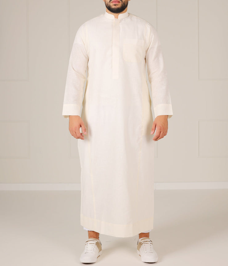 UsW Tailored Saudi Qamees Reda - Ivory