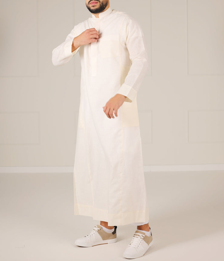 UsW Tailored Saudi Qamees Reda - Ivory