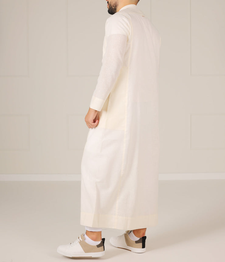 UsW Tailored Saudi Qamees Reda - Ivory