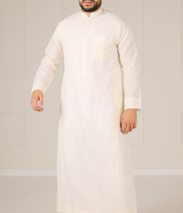 UsW Tailored Saudi Qamees Reda - Ivory