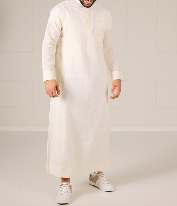 UsW Tailored Saudi Qamees Reda - Ivory