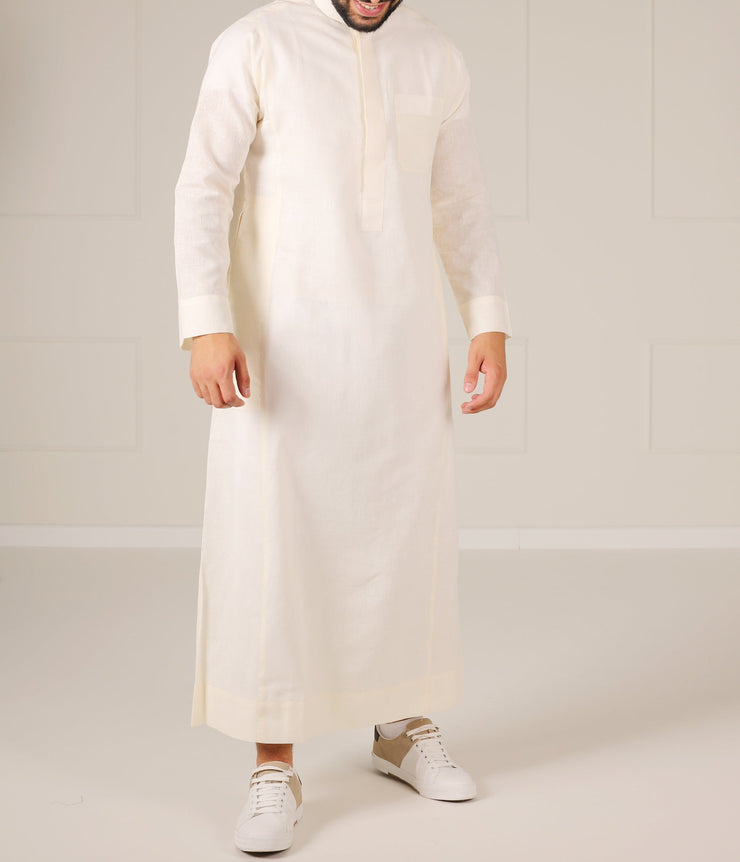 UsW Tailored Saudi Qamees Reda - Ivory