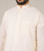 UsW Tailored Saudi Qamees Reda - Ivory