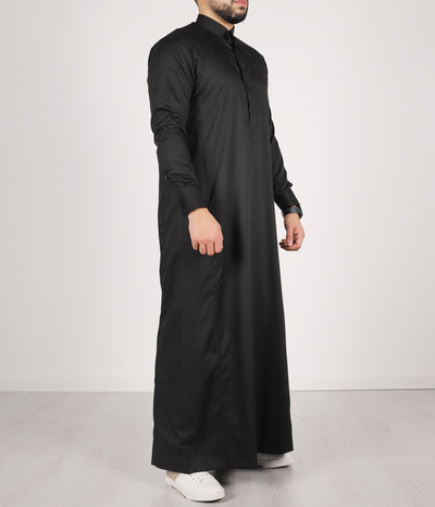 Qamis TR Soft Line by Q4him - Black