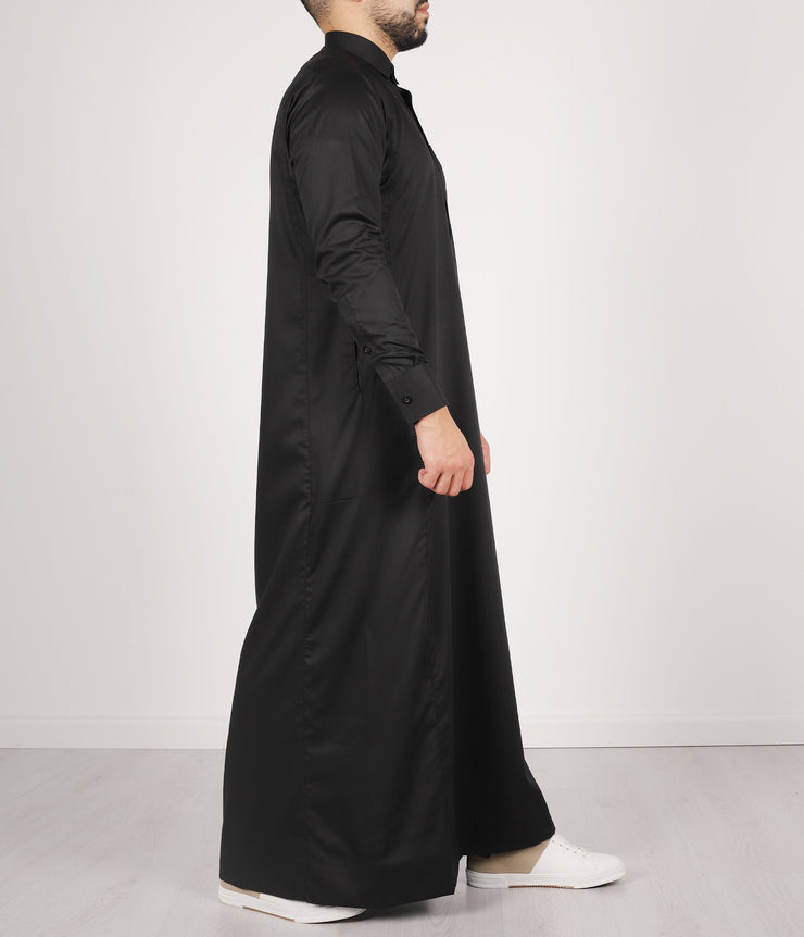 Qamis TR Soft Line by Q4him - Black