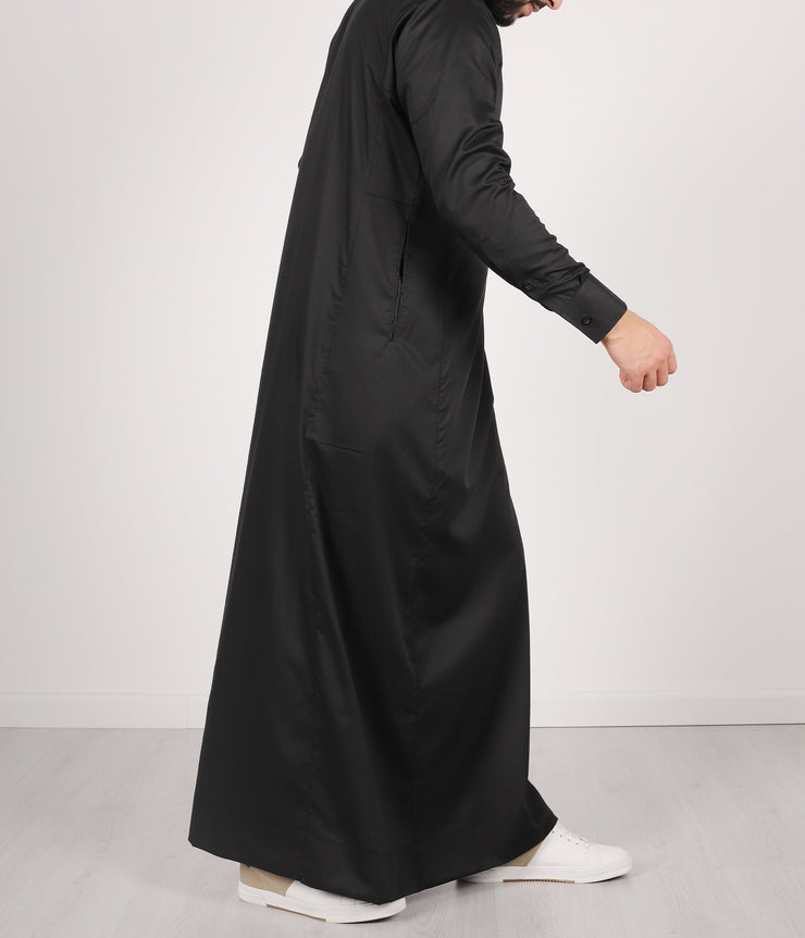 Qamis TR Soft Line by Q4him - Black