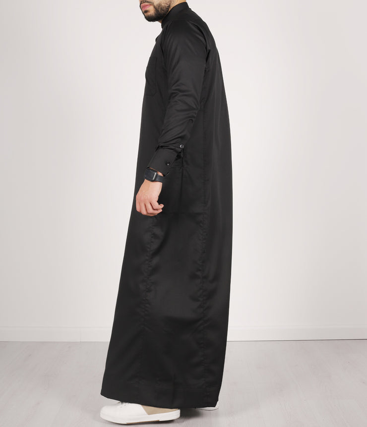 Qamis TR Soft Line by Q4him - Black