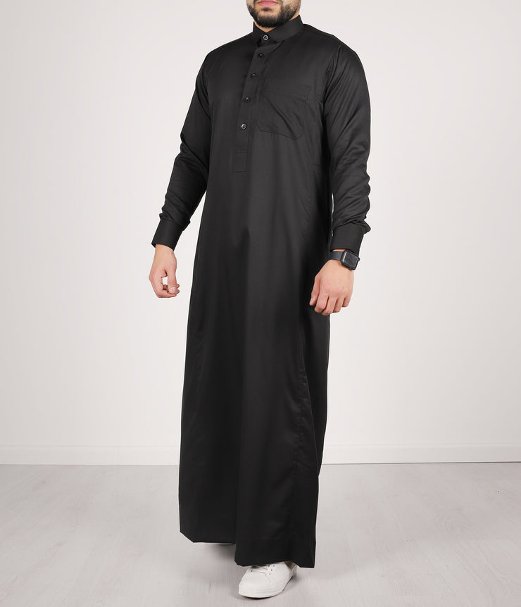 Qamis TR Soft Line by Q4him - Black