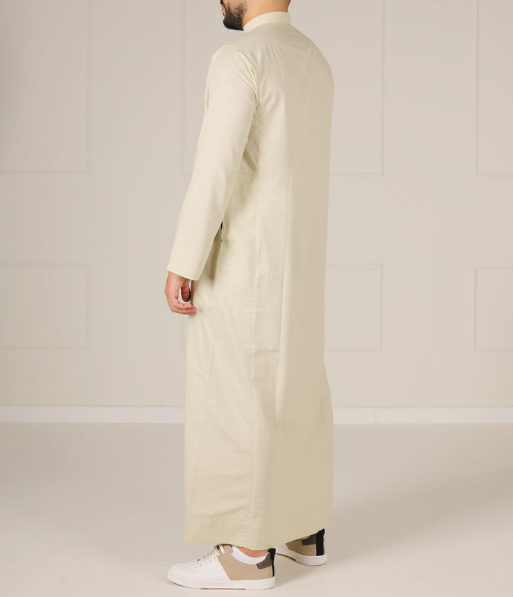 UsW Tailored Saudi Qamees Reda - Soft Green