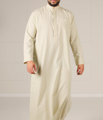 UsW Tailored Saudi Qamees Reda - Soft Green