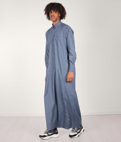 Qamis TR Soft Line by Q4him - Blue