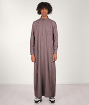 Qamis TR Soft Line by Q4him - Taupe