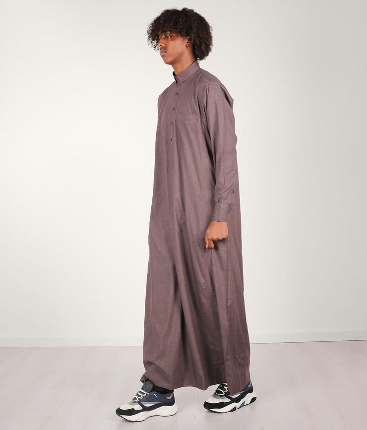 Qamis TR Soft Line by Q4him - Taupe