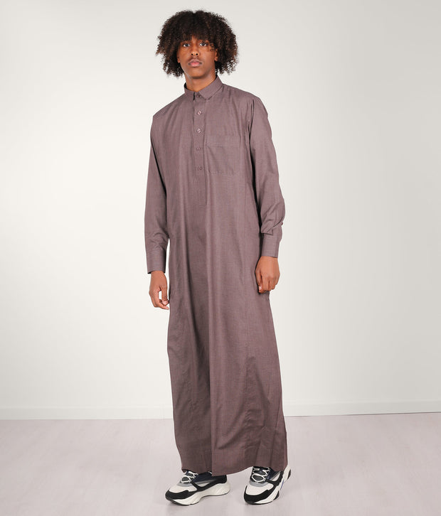 Qamis TR Soft Line by Q4him - Taupe