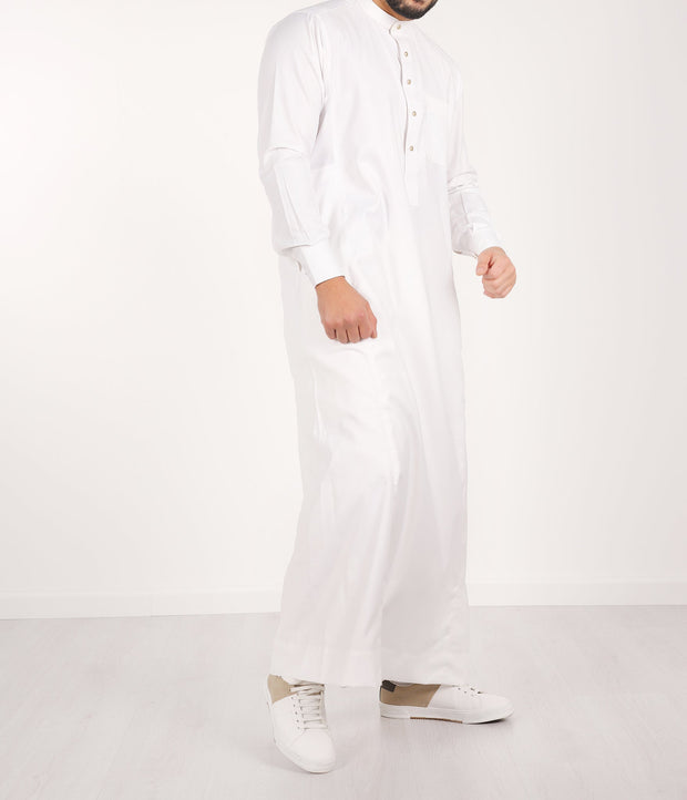 Chino Saudi Qamis - White