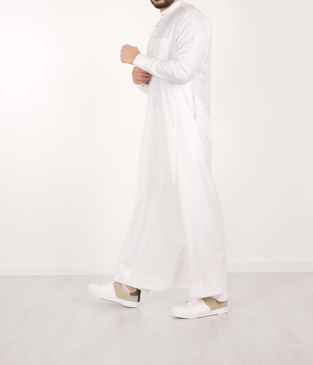 Chino Saudi Qamis - White