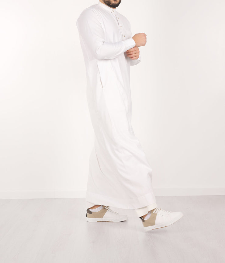 Chino Saudi Qamis - White