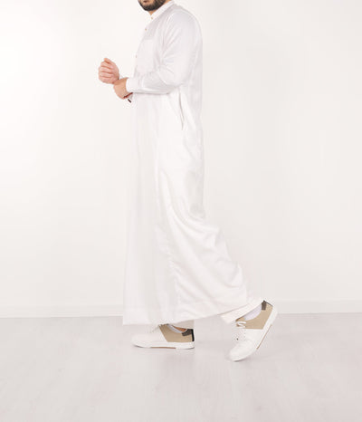 Chino Saudi Qamis - White