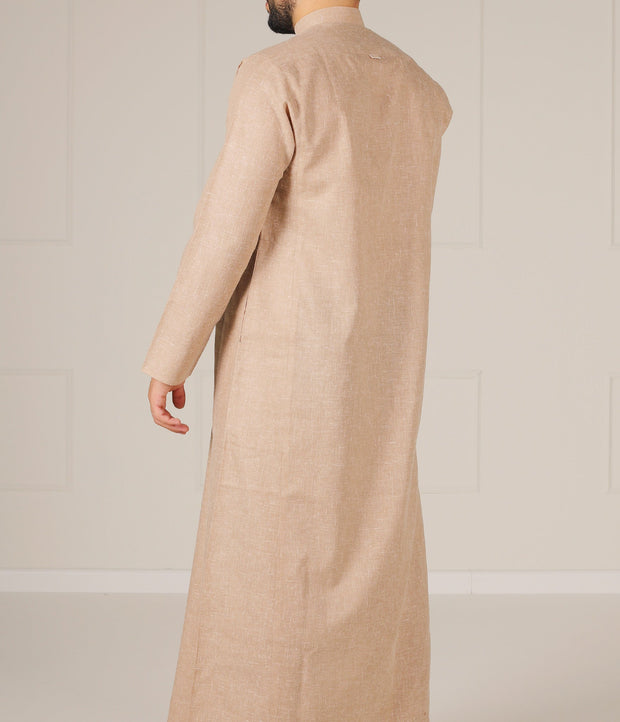 UsW Tailored Saudi Qamis Reda - Taupe