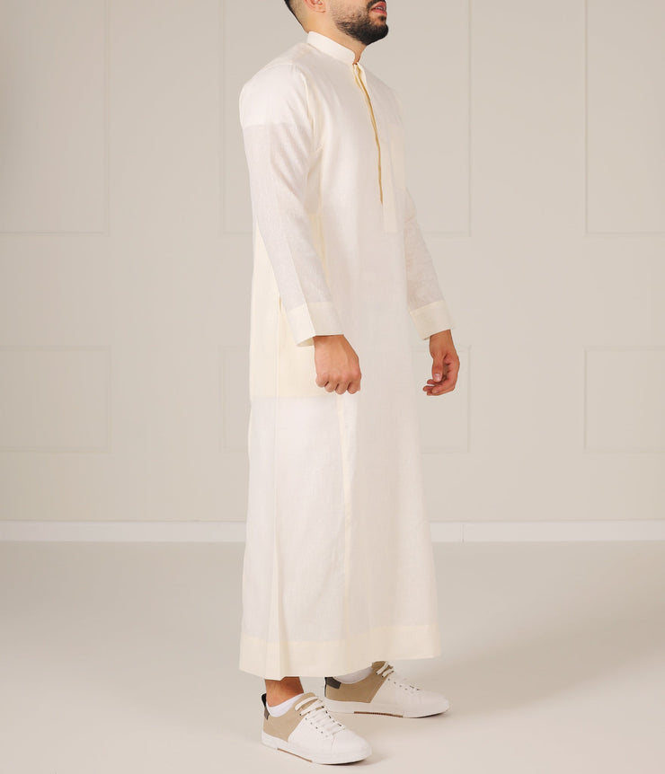 UsW Tailored Saudi Qamis Reda - Ivory