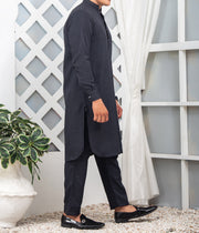 Sarwal Qamis Shareef - Black Grey