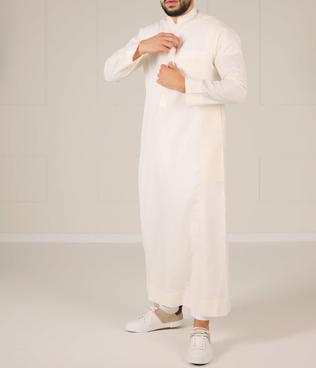 UsW Tailored Saudi Qamis Reda - Ivory