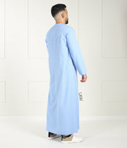 Qamis Arabesque - Sky Blue