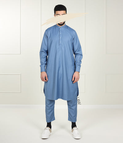 UsW - Sharwal Qamis Chino / Sky Blue