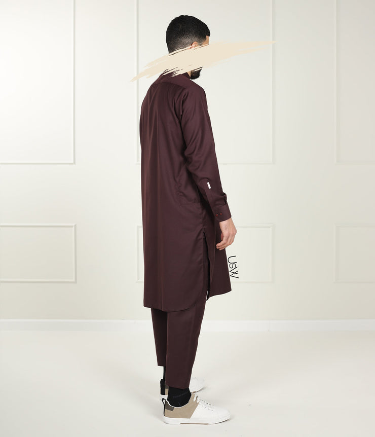 UsW - Sharwal Qamis Chino / Maroon