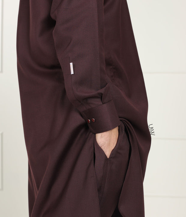 UsW - Sharwal Qamis Chino / Maroon