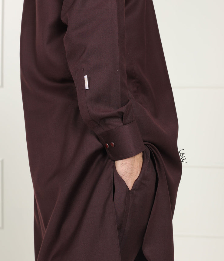 UsW - Sharwal Qamis Chino / Maroon