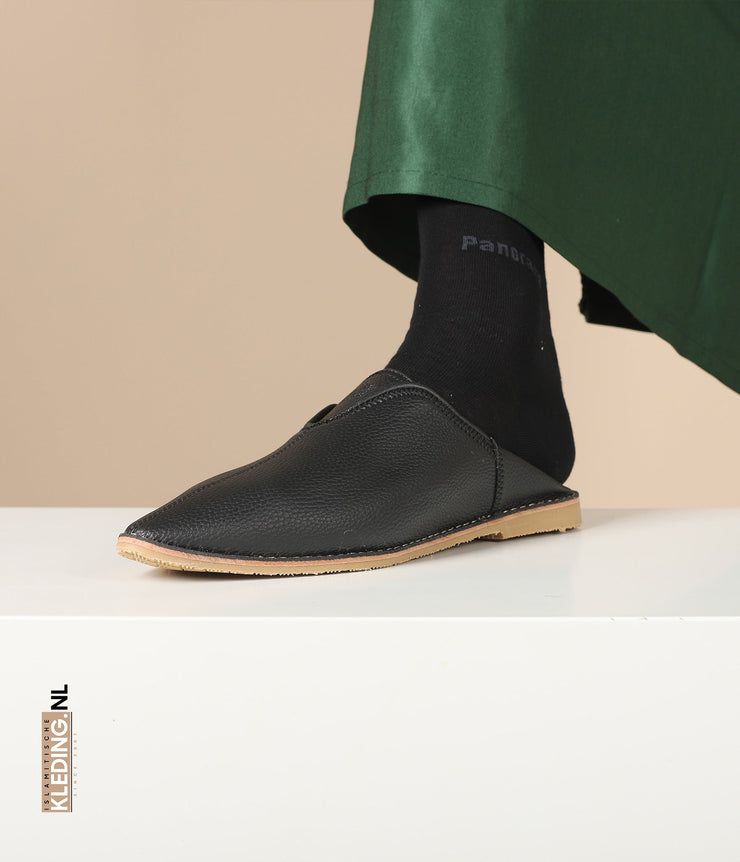 Marokkaanse Babouche heren - Black