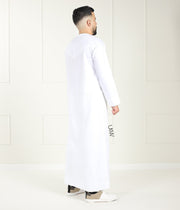 Qamis Arabesque White