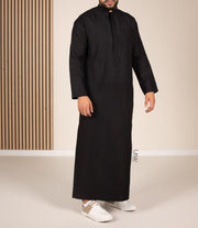 UsW Tailored Saudi Qamis Reda - Zwart