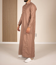 Chino Saudi Qamis- Taupe