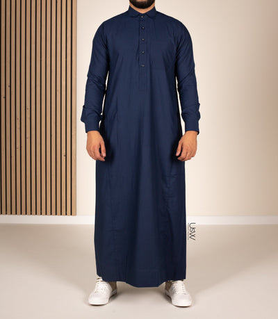 Chino Saudi Qamis - Navy